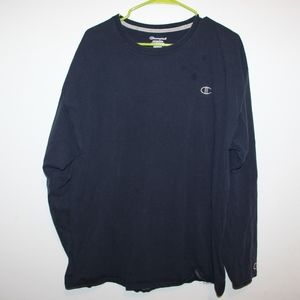Men's Navy Champion Long Sleeve